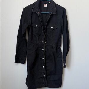 Levi's Dark Denim Jacket Dress